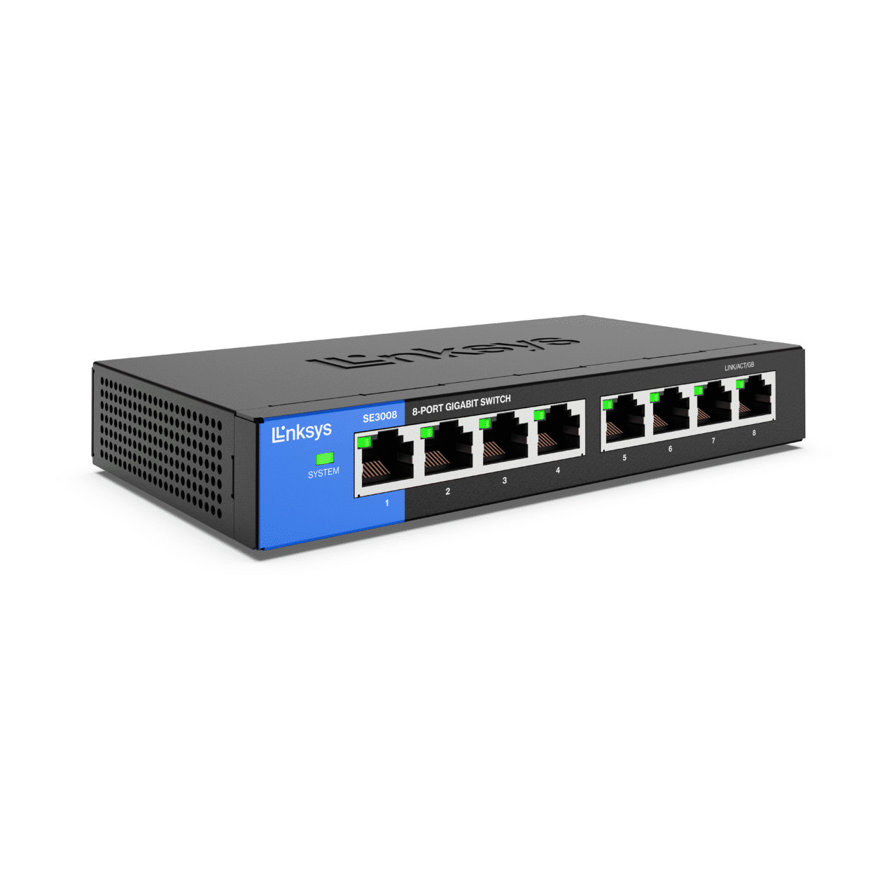 Linksys - 8-Port Gigabit Ethernet Switch SE3008